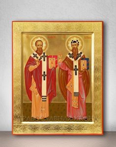 Икона «Афанасий и Кирилл, святители» Домодедово