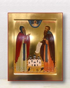 Икона «Антоний и Феодосий Печерские» Домодедово