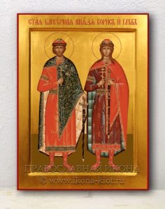 Икона «Борис и Глеб, благоверные князья» Домодедово