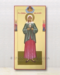 Мерная икона с предстоящими (с золочением нимба) Домодедово
