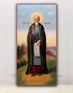 Икона «Сергий Радонежский, преподобный» (образец №17) Домодедово
