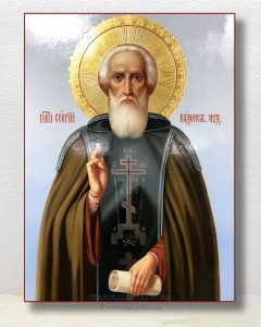 Икона «Сергий Радонежский, преподобный» (образец №21) Домодедово