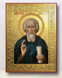 Икона «Сергий Радонежский, преподобный» (образец №27) Домодедово