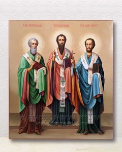 Икона «Василий Великий, Григорий Богослов и Иоанн Златоуст» Домодедово